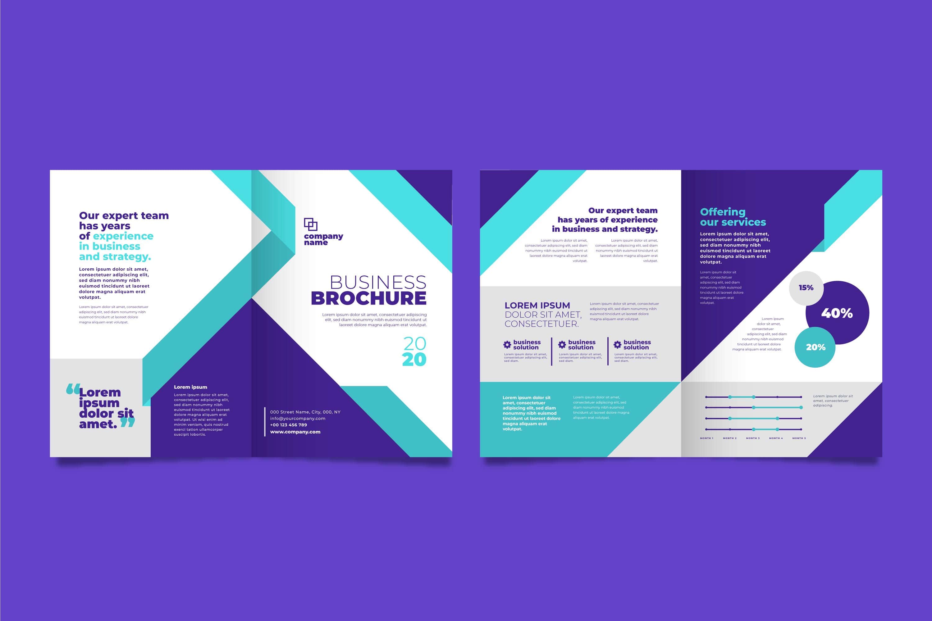 Broşür-Broşür - A4 Tek Kırımlı Kalın Broşür